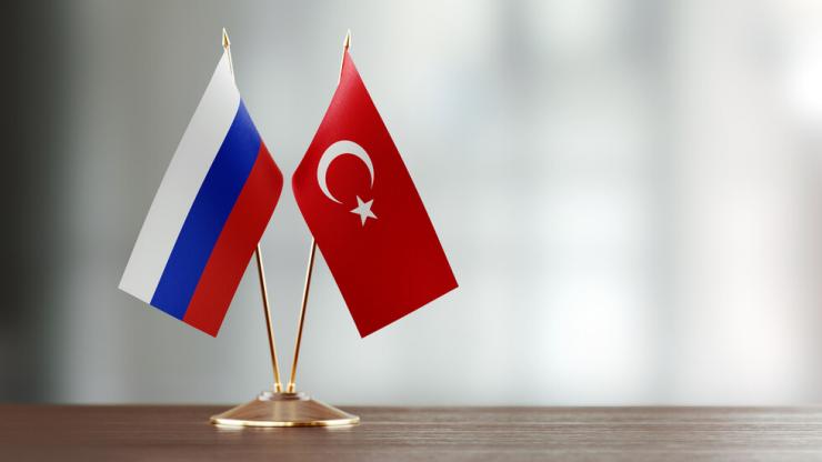 Знаме Турция Русия