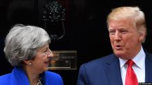 Тръмп обеща търговско споразумение с Лондон след Брекзит