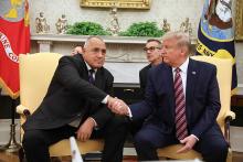 Бойко Борисов и Доналд Тръмп в Белия дом