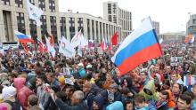 Протест в Русия
