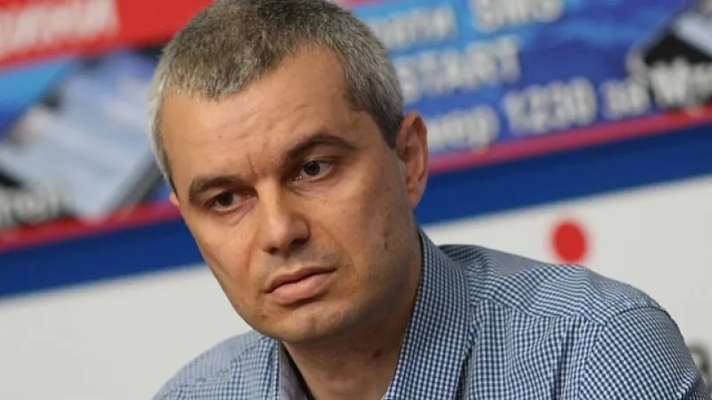 Лидерът на "Възраждане" Костадин Костадинов