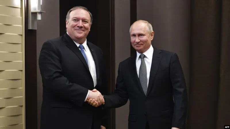 Майк Помпео и Владимир Путин се срещнаха в Сочи
