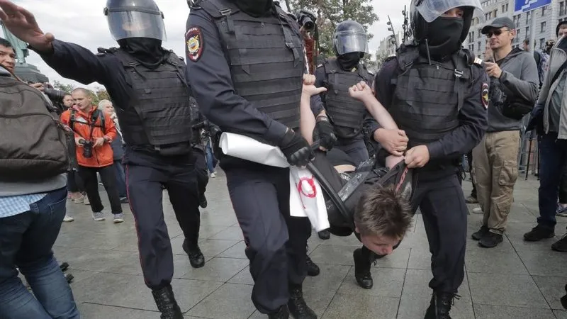 Над 1000 бяха арестувани на протеста на 3 август в Москва