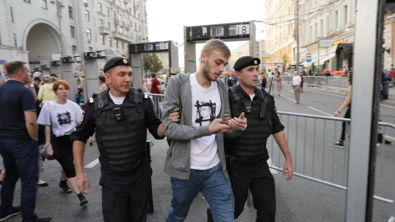 15 души бяха арестуване в Москва в деня на изборите 