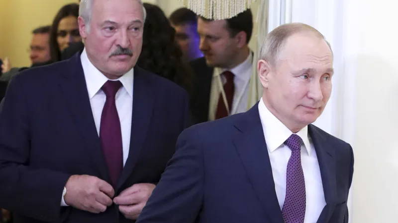Путин, Лукашенко 