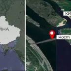 Скандалната карта на Украйна, показана по БНТ